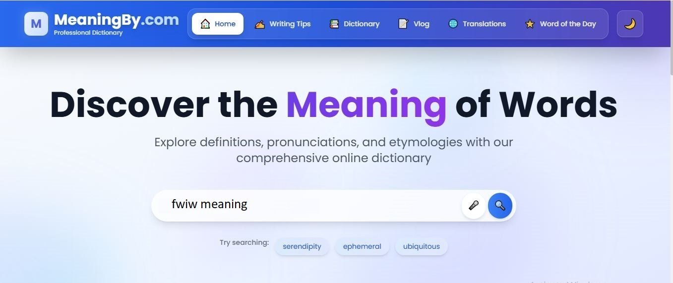 What Does “FWIW” Mean? A Friendly Guide to This Popular Internet Slang